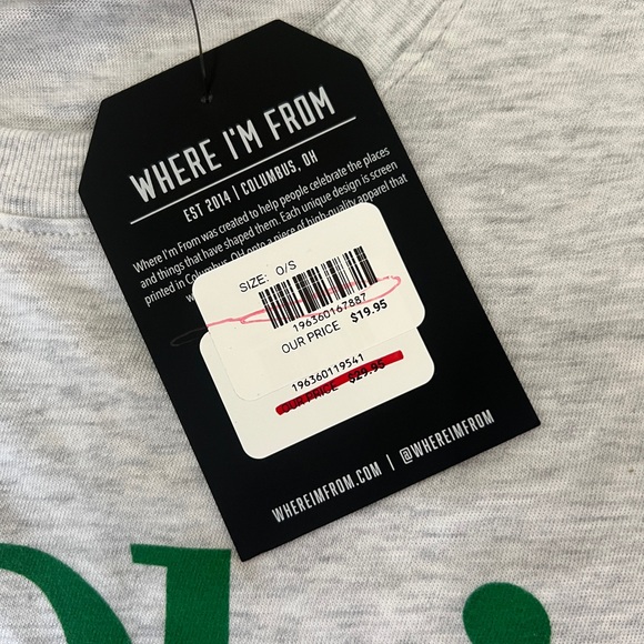 Where I’m From - Heather Gray T-Shirt - Ohio Tennis - Mens XL - NWT - Picture 4 of 7